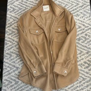Thread & supply fleece shacket
